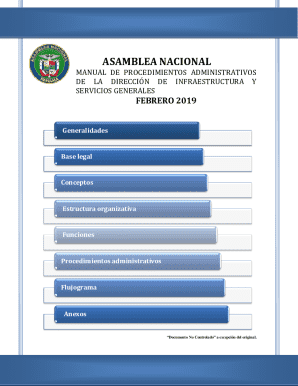 Manual de procedimientos administrativos de la direccin de infraestructura y servicios generales