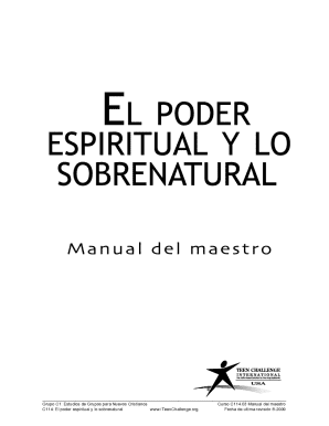 El poder espiritual y lo sobrenatural - iteenchallenge.org