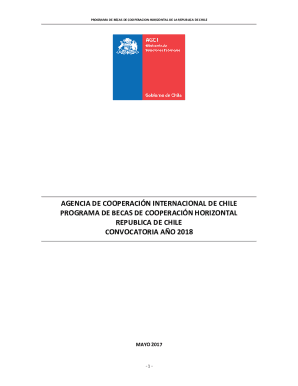 Chileprograma de becas de cooperacin ...