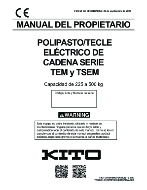 Manual del propietario de tem-tsem