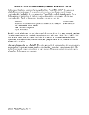 Redertermination request form mbr