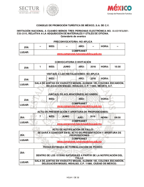 Licitaciones e invitaciones a cuando menos tres personas