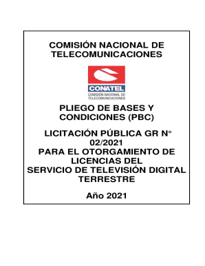 Pliego de bases y condiciones (pbc) licitacin ...