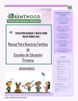Elementary family engagement handbooks