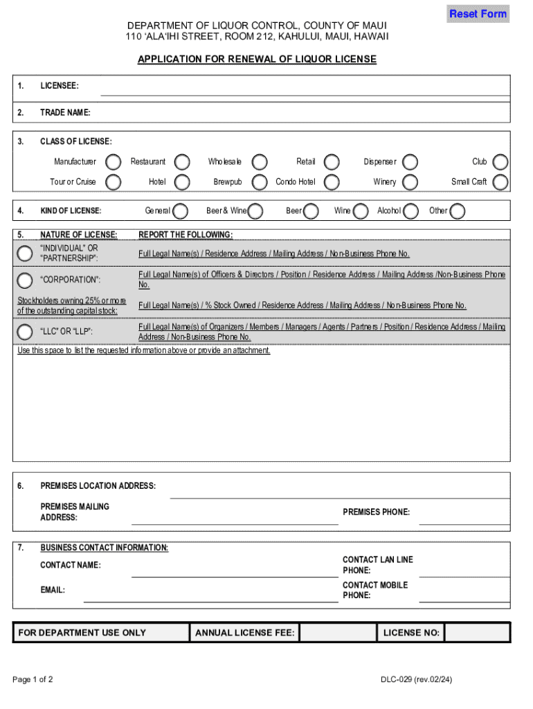 Form preview