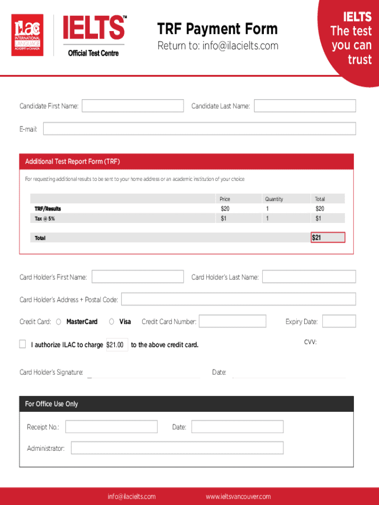 Fillable Online Request Additional Test Report Form Fax Email Print ...