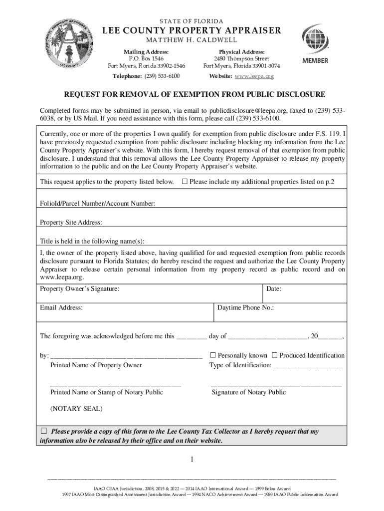 florida removal exemption public Preview on Page 1