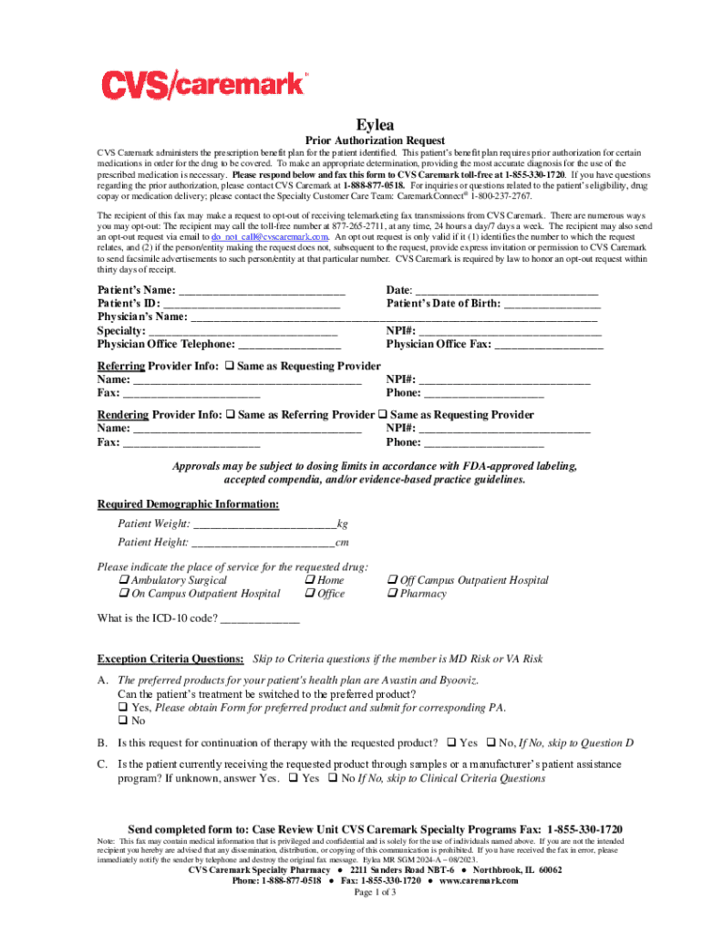 Fillable Online Pharmacy Prior Authorization - CareFirst Provider Fax ...