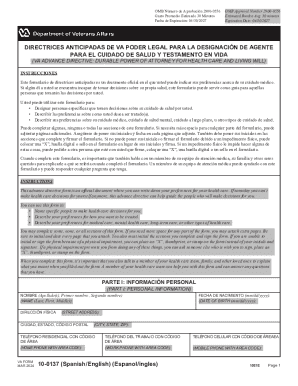 Durable power of attorney for health care and living will ( ...