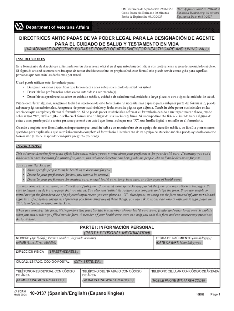 Durable Power of Attorney for Health Care and Living Will ( Preview on Page 1