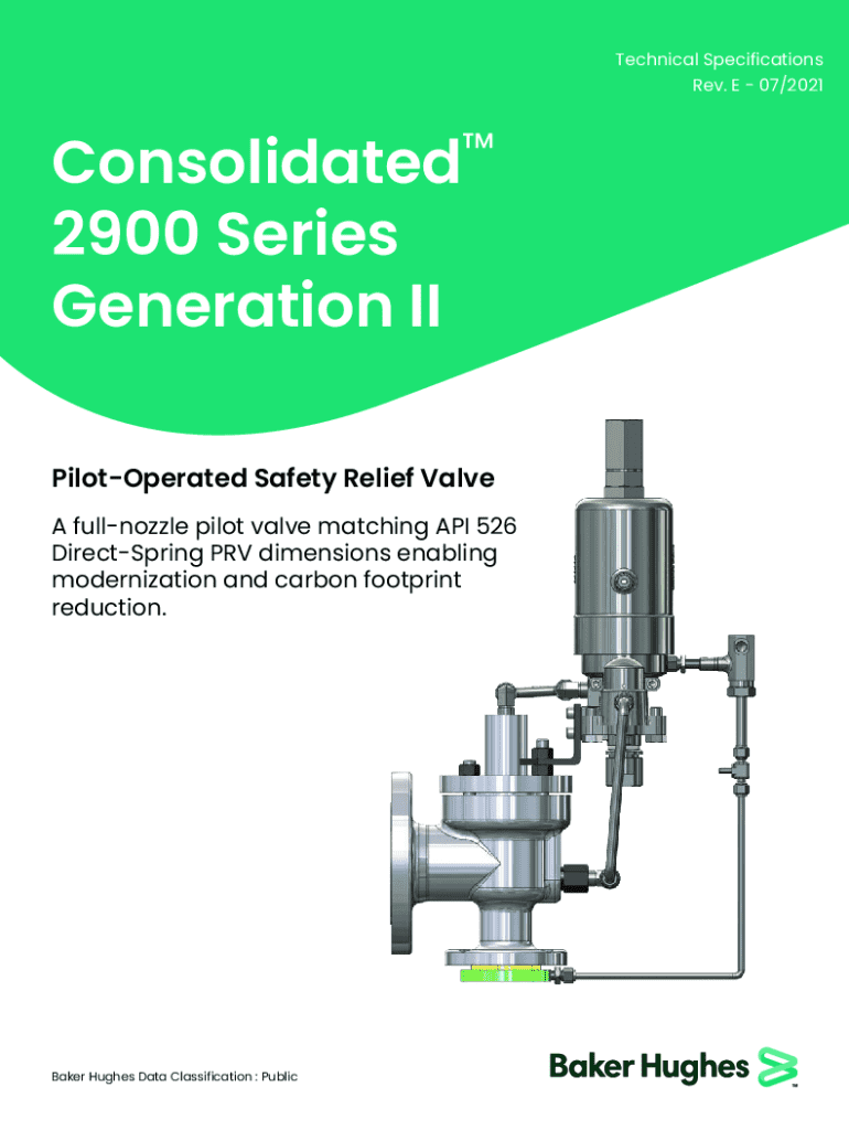 Fillable Online Consolidated 2900 Series Generation II Safety Relief