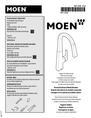 Visit the moen smart water network app