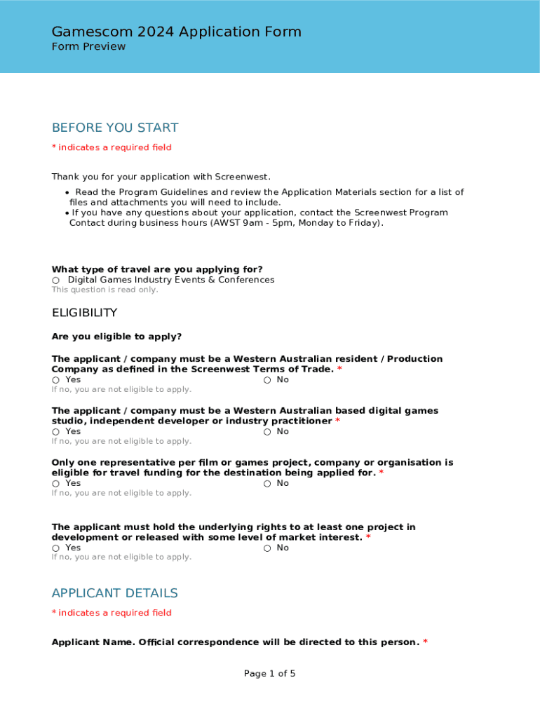 Form preview