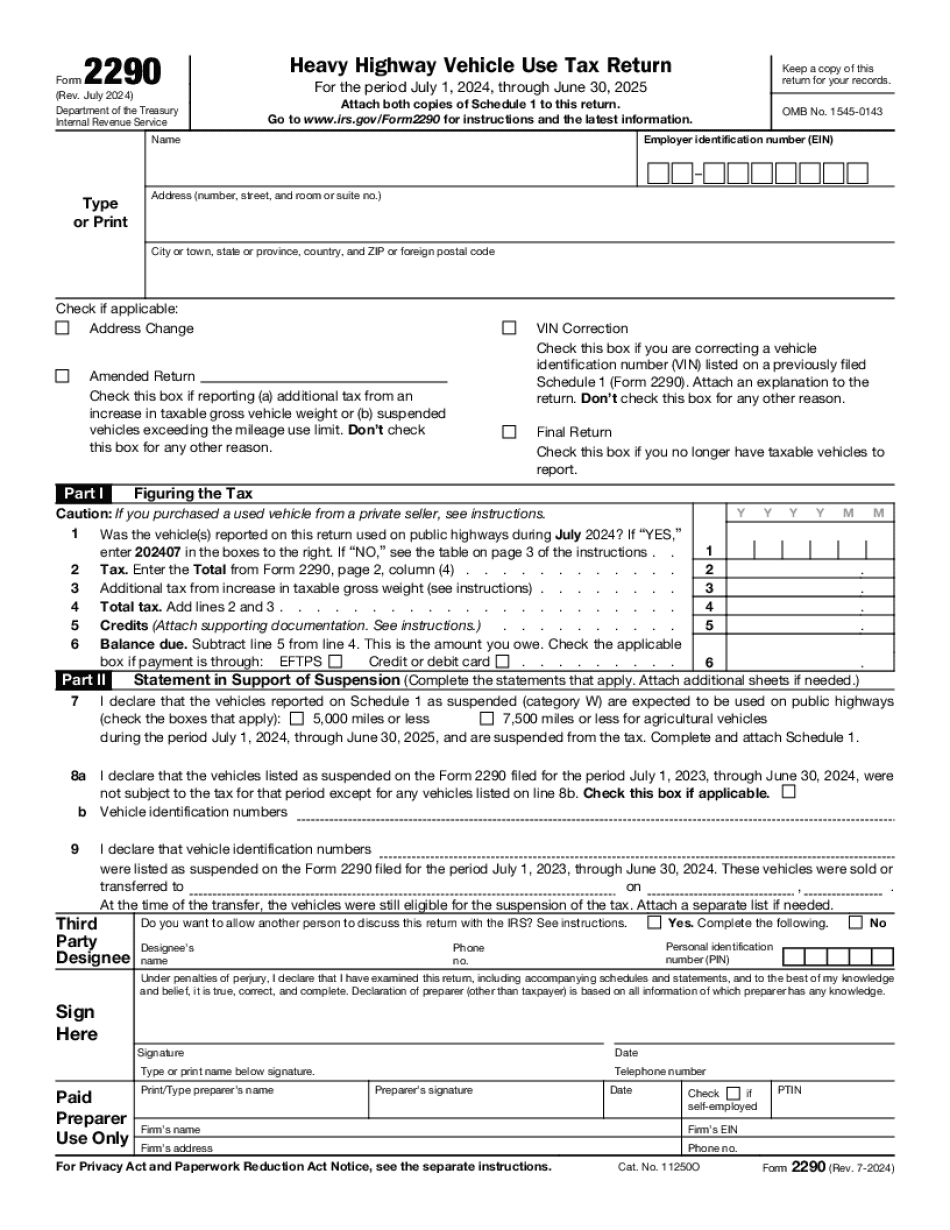 Form 2290