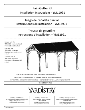Gutters for yardistry 12 x 14 gazebo less than $200 &amp; gazebo ...