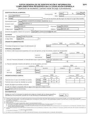 Datos generales de identificacin e ...