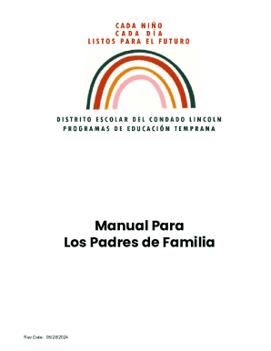 Manual de padres - pasadena unified school district