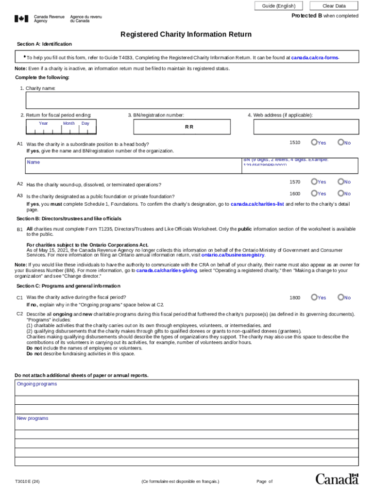 t3010 2024 Preview on Page 1