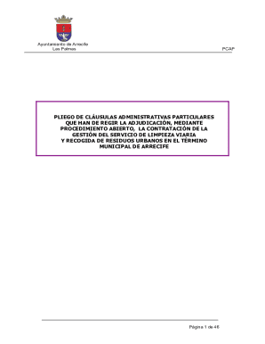 Contrato gestin de servicios pblicos de limpieza viaria y ...