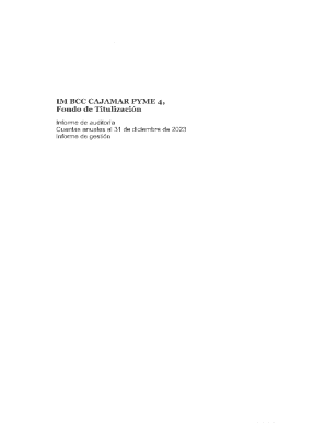 Im bcc cajamar pyme 4, fondo de titulizacin