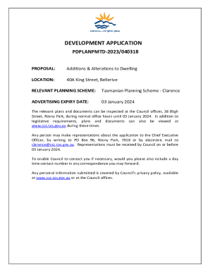 ECM5148330v1Little Island Building Design - Email Application Lodgement - PDPLANPMTD-2023 040318 - 40A King Street, Bellerive - 17Nov2023. Little Island Building Design - Email Application Lodgement - PDPLANPMTD-2023 040318 - 40A King Street, Belleri