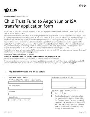 Withdrawal from an Aegon General Investment Account ( ...