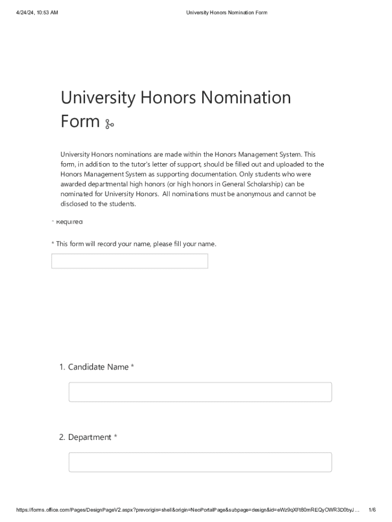 Form preview