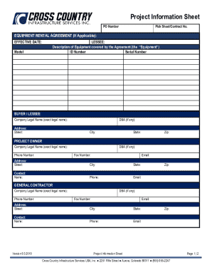 Equipment Rental Agreement