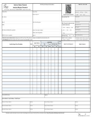 Asbestos Laboratories How to Fill Out Chain of Custody Form