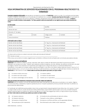 Ohio department of medicaid healthchek and ...