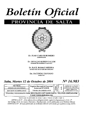 Nmina oficial de autoridades