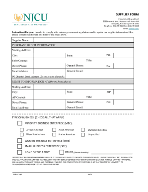 Procurement Services Policies &amp; Procedures