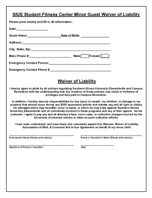 Fillable Online children's waiver of liability form Fax Email Print ...