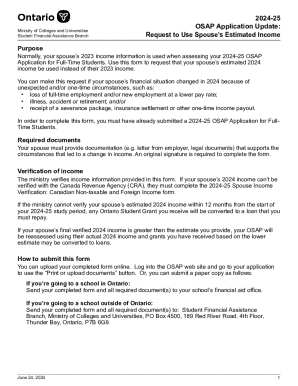 2023-24 OSAP Program Information Form