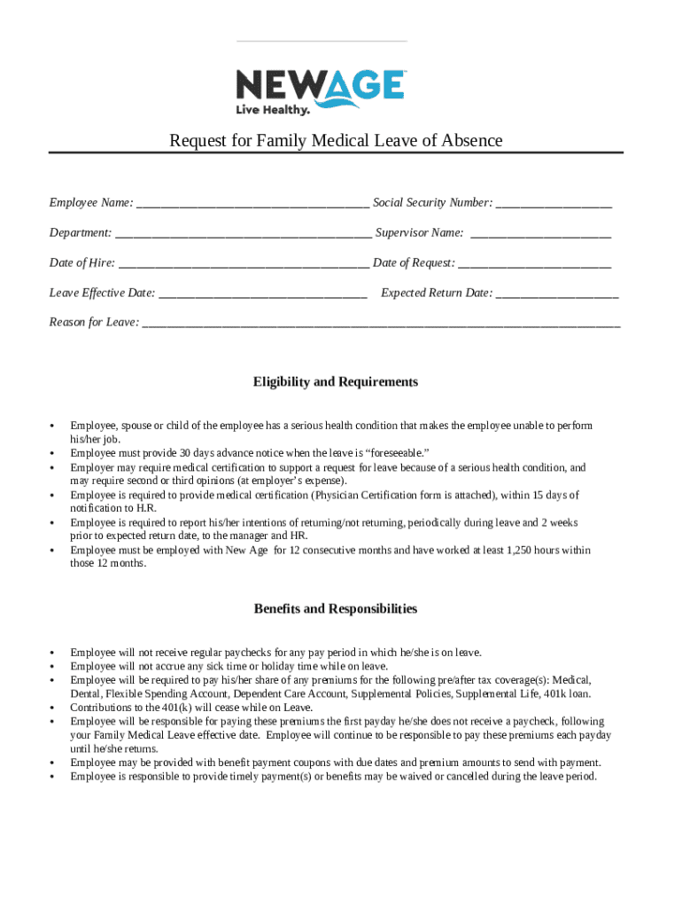 FMLA Employee Request doc Doc Template pdfFiller FMLA Employee Request doc Doc Template pdfFiller