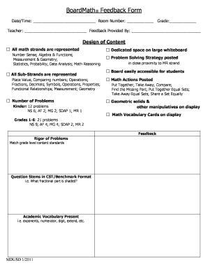 BoardMath Feedback Form