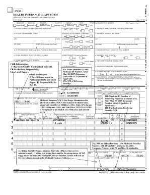 Health Insurance Claim Form