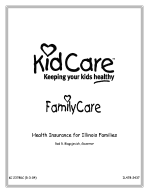 KidCare and FamilyCare Application