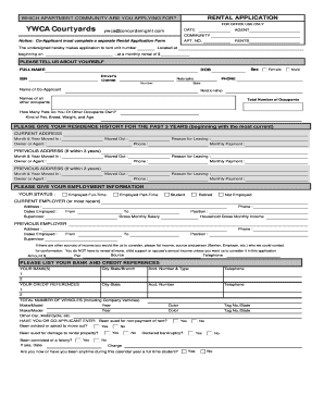 Rental Application Form