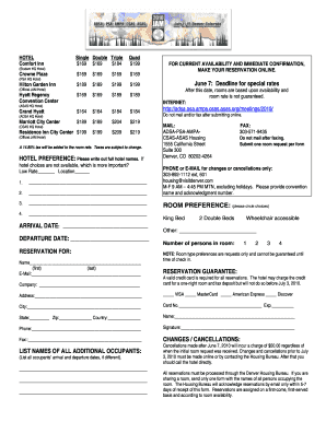 Hotel Reservation Form