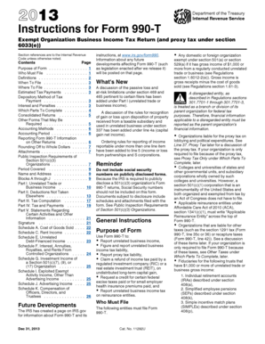 Instructions for Form 990-T