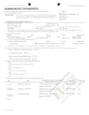 California Facility Registration Form