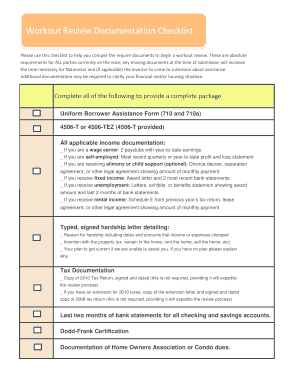 Uniform Borrower Assistance Form 710