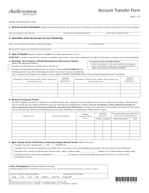 Account Transfer Form