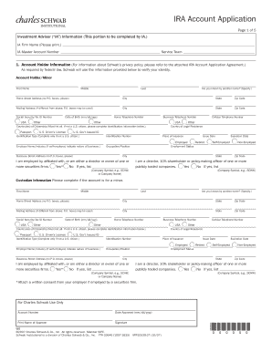 IRA Account Application