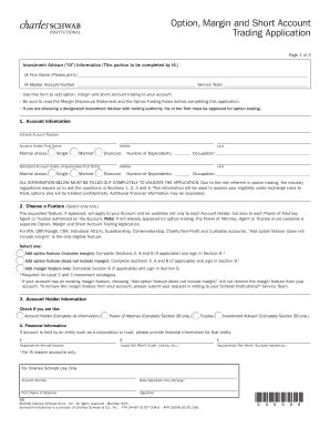 Option Margin and Short Account Trading Application