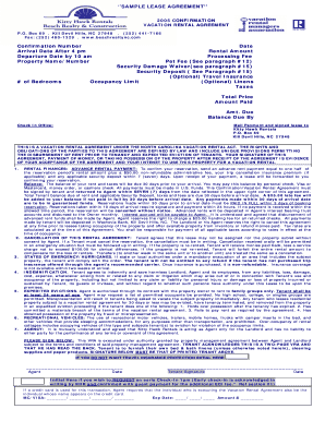 Vacation Rental Agreement