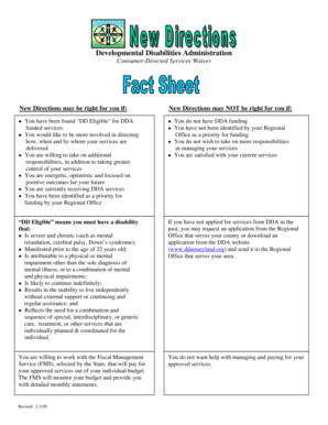 Consumer-Directed Services Waiver