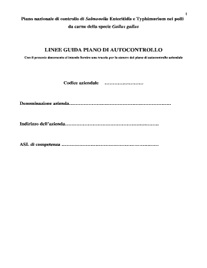 Piano di autocontrollo per allevamenti di polli