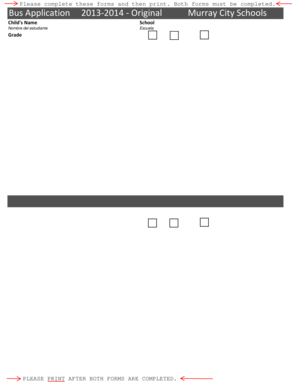 Murray City Schools Bus Application